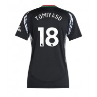 Arsenal Takehiro Tomiyasu #18 Vieraspaita Naiset 2024-25 Lyhythihainen